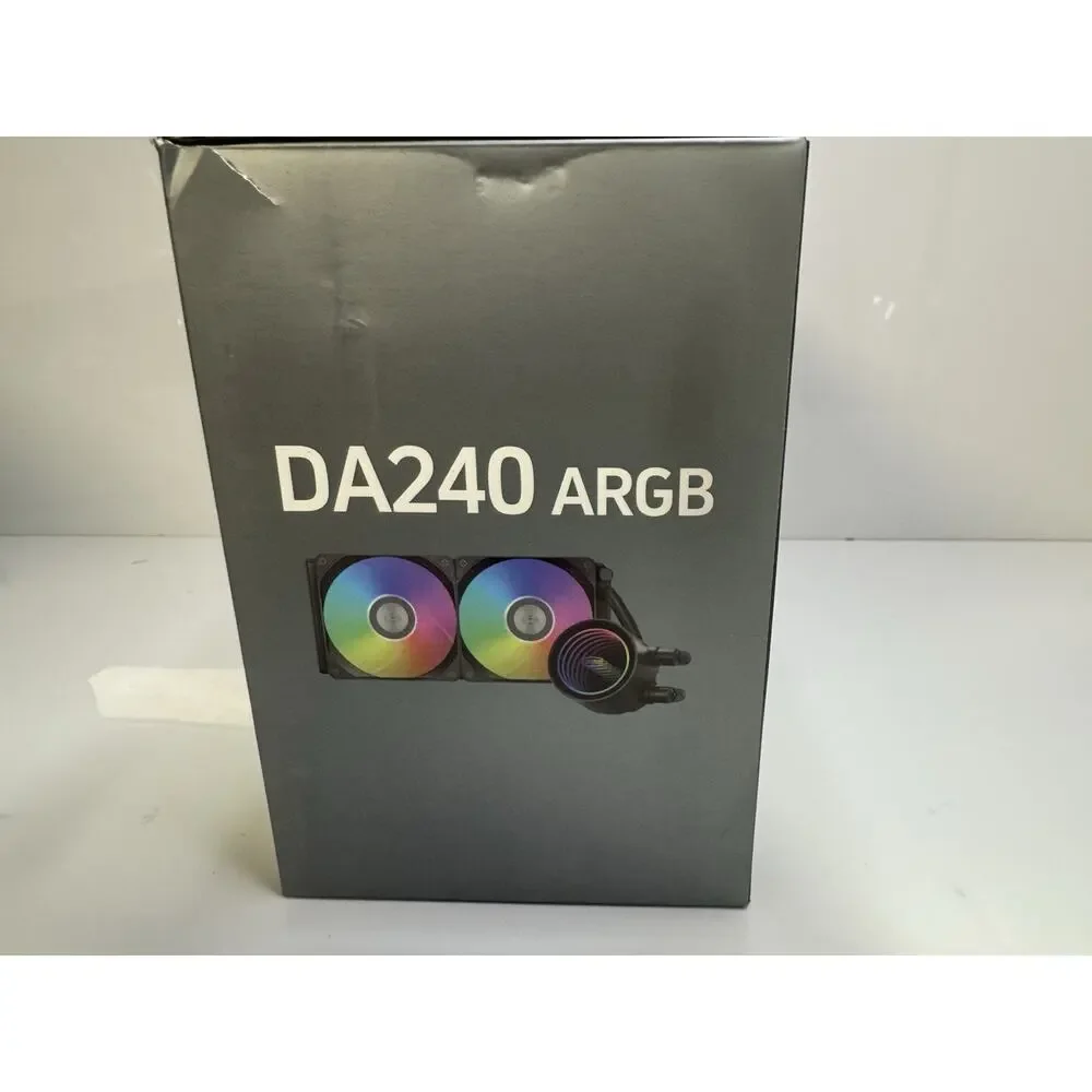 PC Cooler Liquid 240 ARGB CPU AIO Liquid Cooler Black
